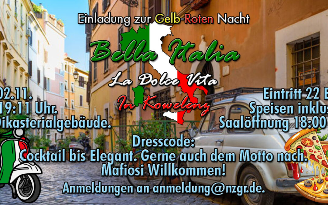 Einladung zur Gelb-Roten Nacht